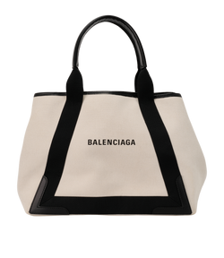 Medium Cabas Tote, Canvas, Cream, 002123, DB/P, 2*